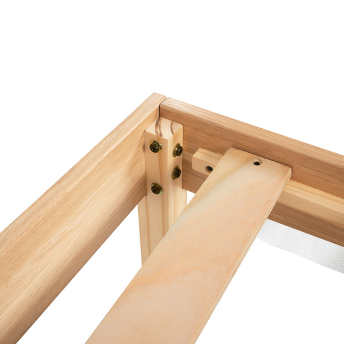 Ebern Designs Eimuntas 14 inch Solid Wood Platform Bed, No Squeak Bed